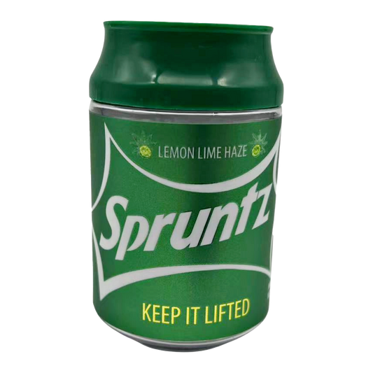 12 Pack – 3.5g Plastic Soda Can Storage Jars with Lids - Spruntz