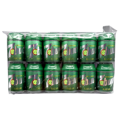 3.5g Plastic Soda Can Jar - Seven (7) Bud (12 Count)