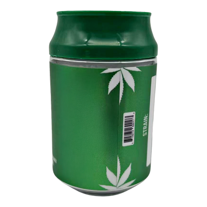 3.5g Plastic Soda Can Jar - Seven (7) Bud (12 Count)