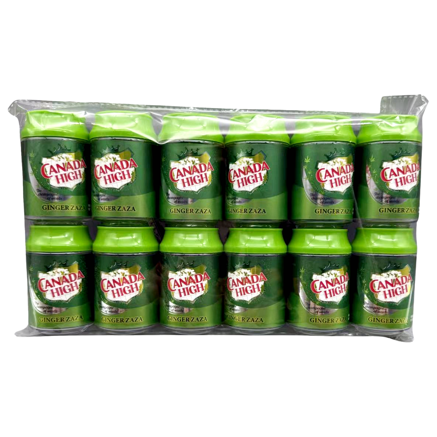 3.5g Plastic Soda Can Jar - Canada High (12 Count)