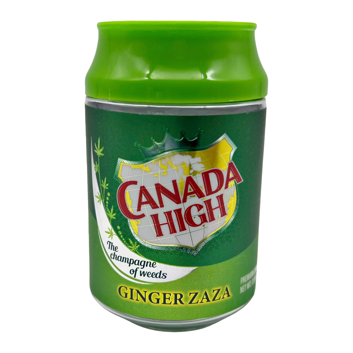 3.5g Plastic Soda Can Jar - Canada High (12 Count)
