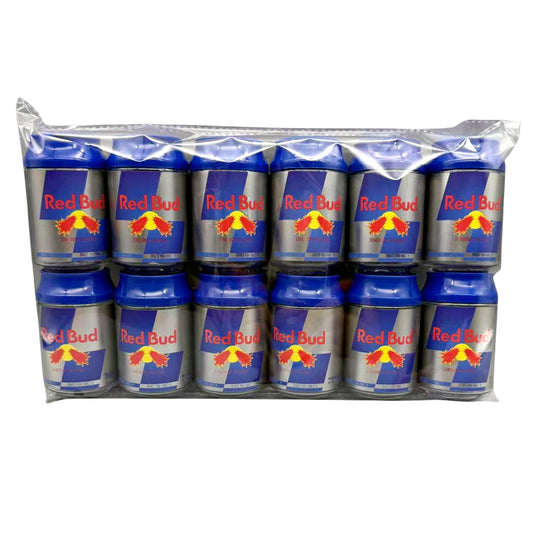 3.5g Plastic Soda Can Jar - Red Bud (12 Count)