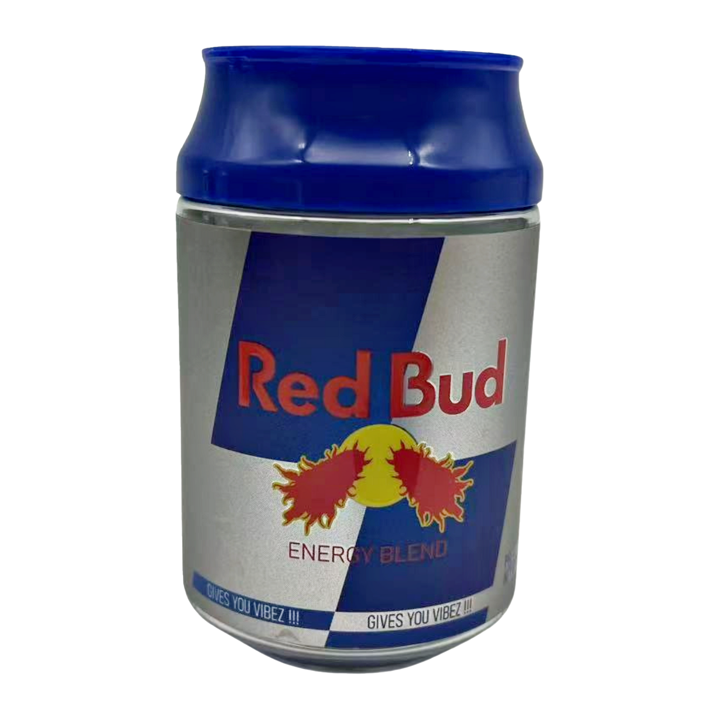 3.5g Plastic Soda Can Jar - Red Bud (12 Count)