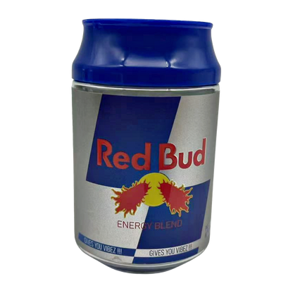 3.5g Plastic Soda Can Jar - Red Bud (12 Count)