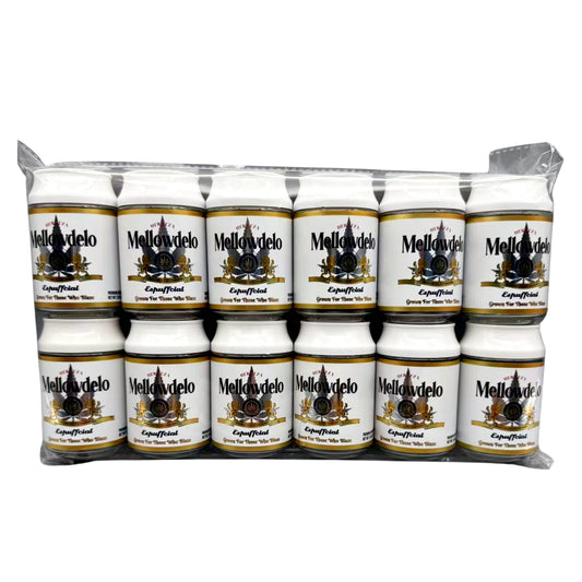 3.5g Plastic Soda Can Jar - Mellowdelo (12 Count)