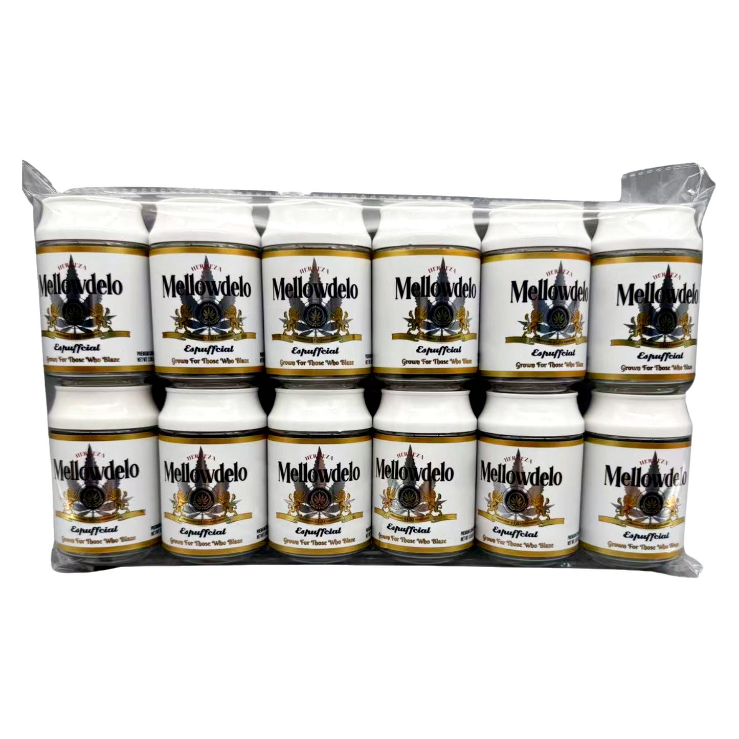 3.5g Plastic Soda Can Jar - Mellowdelo (12 Count)