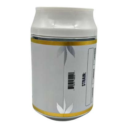 3.5g Plastic Soda Can Jar - Mellowdelo (12 Count)