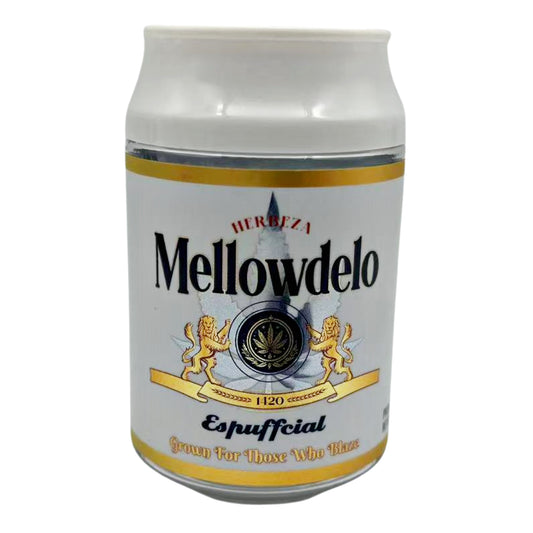 3.5g Plastic Soda Can Jar - Mellowdelo (12 Count)