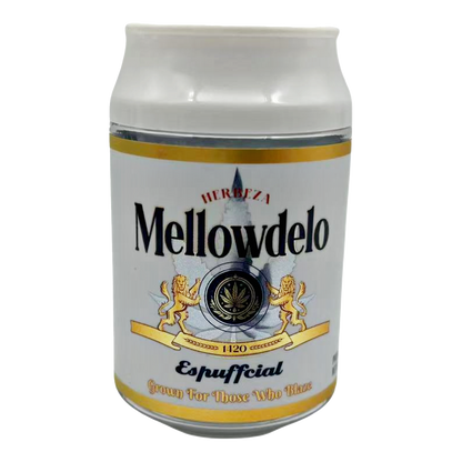 3.5g Plastic Soda Can Jar - Mellowdelo (12 Count)