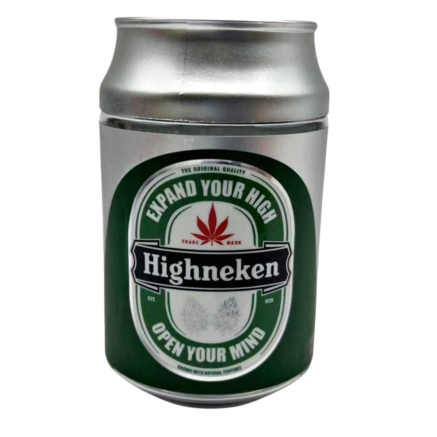 3.5g Plastic Soda Can Jar - Highneken (12 Count)