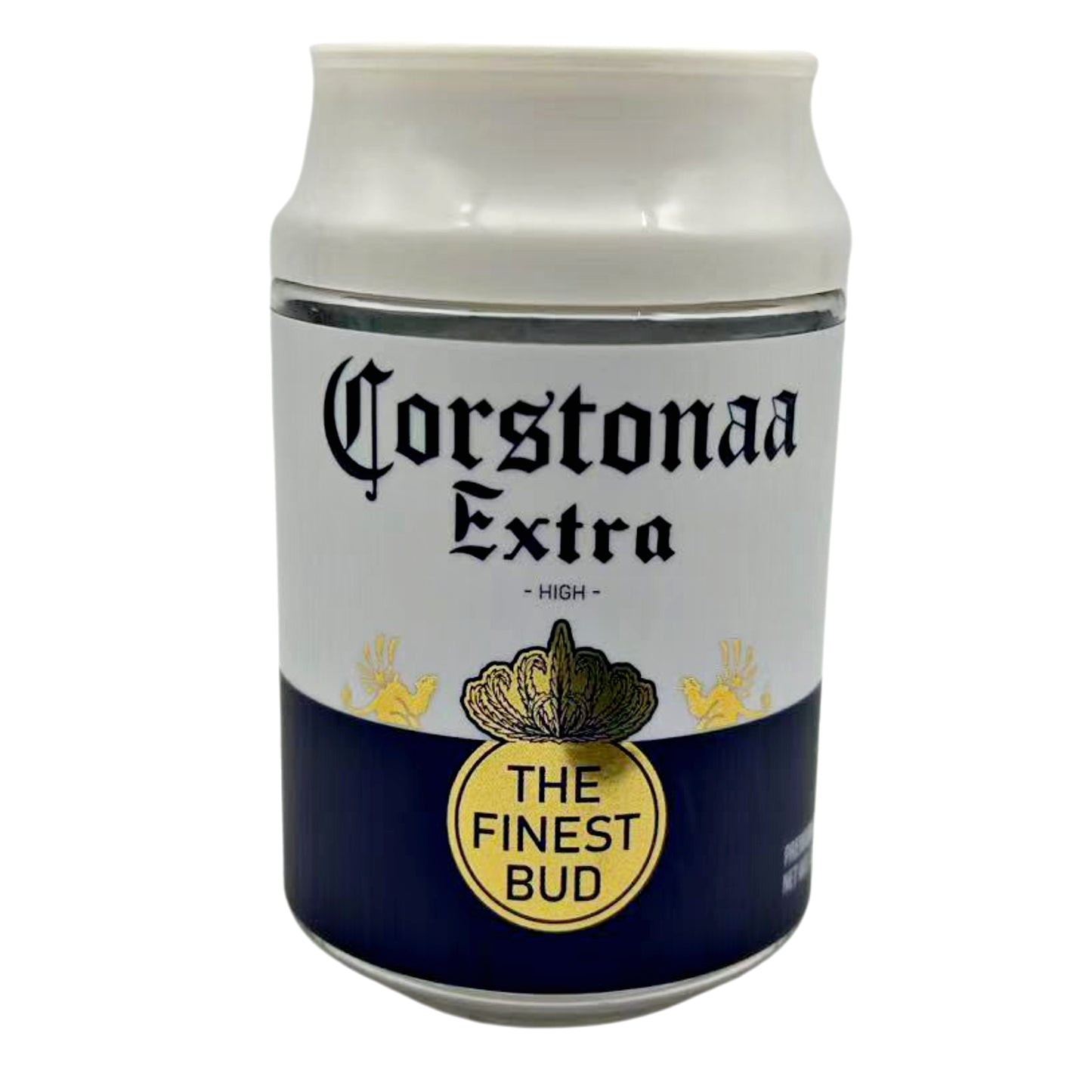 3.5g Plastic Soda Can Jar - Corstonaa Extra (12 Count)
