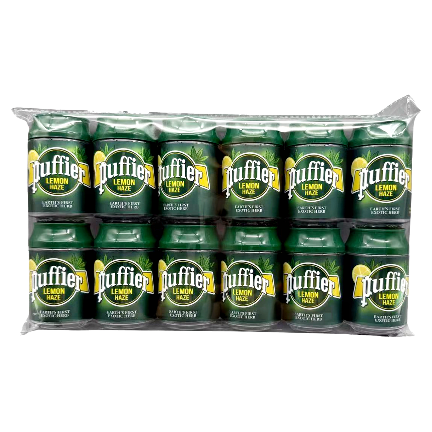 3.5g Plastic Soda Can Jar - Puffier (12 Count)