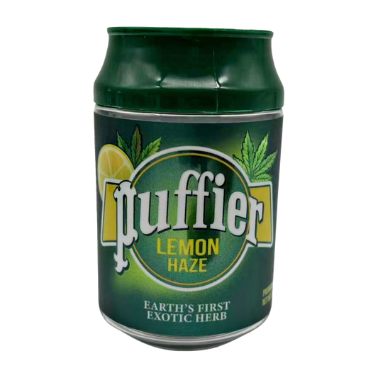 3.5g Plastic Soda Can Jar - Puffier (12 Count)