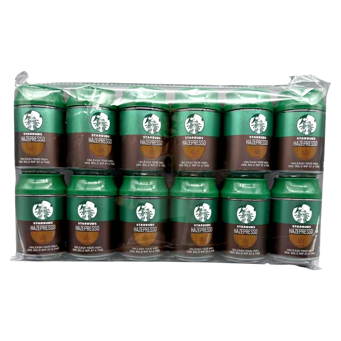 3.5g Plastic Soda Can Jar - Starbuds (12 Count)