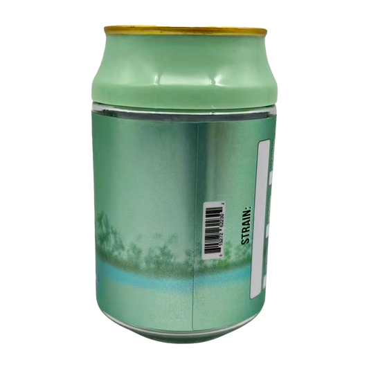 3.5g Plastic Soda Can Jar - Aristona Green Bud (12 Count)