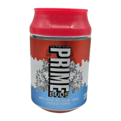 3.5g Plastic Soda Can Jar - Prime Buds (12 Count)