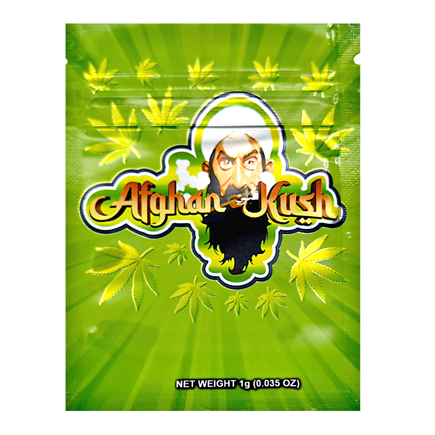 1g Exotic Mylar Bag - Afghan Kush (100 Count)