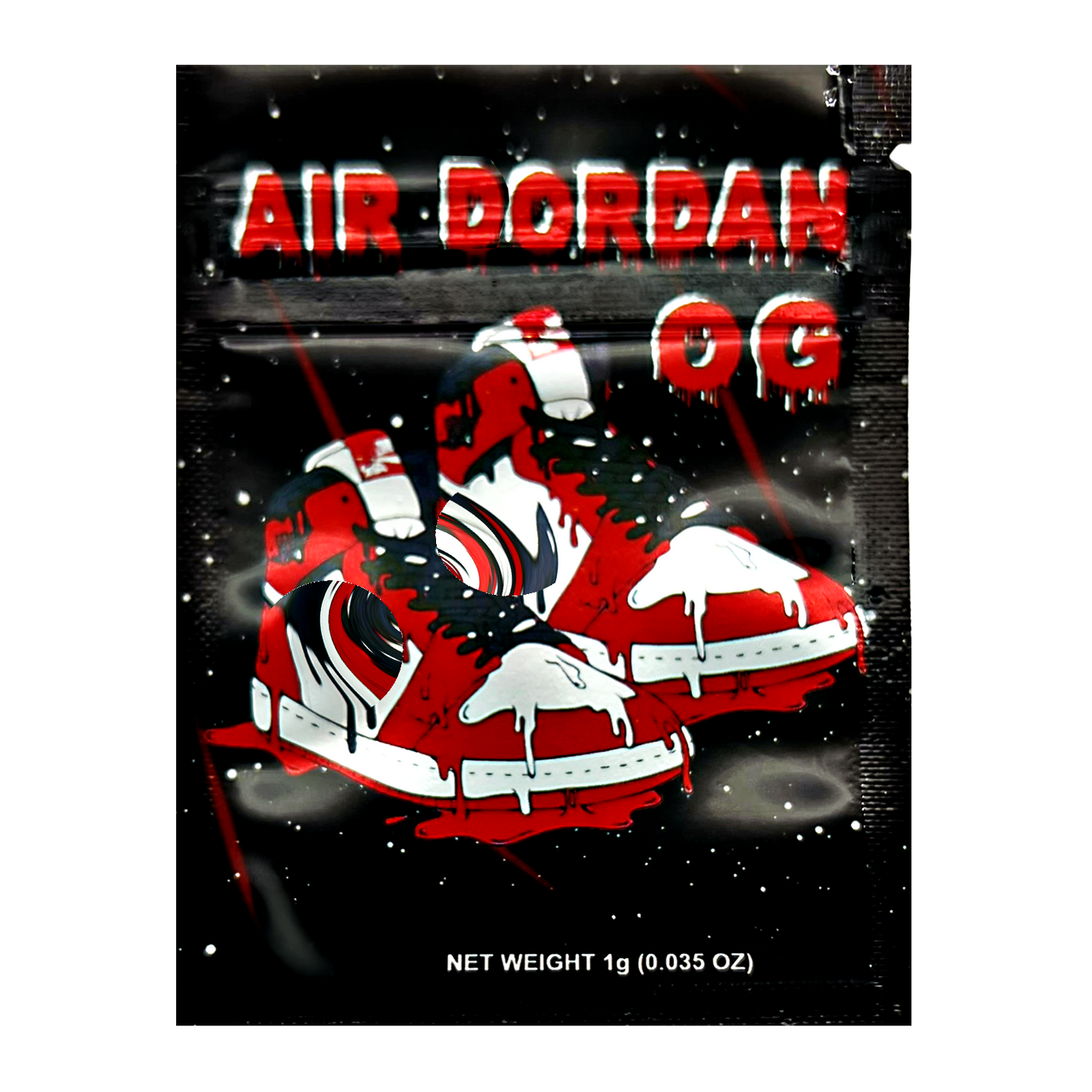 1g Exotic Mylar Bag - Air Jordan OG (100 Count)