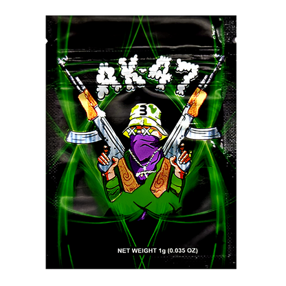 1g Exotic Mylar Bag - AK-47 (100 Count)