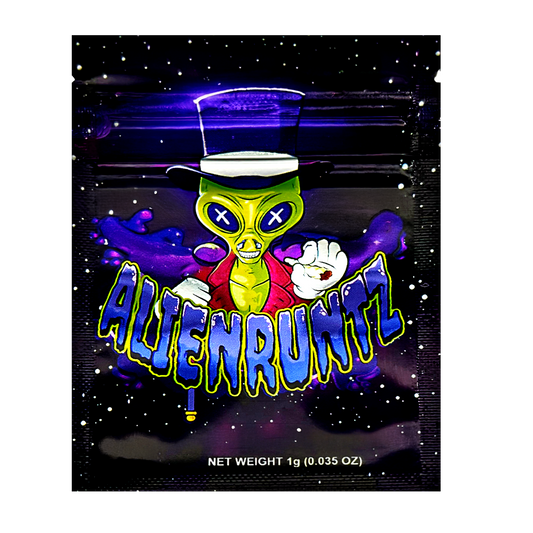 1g Exotic Mylar Bag - Alien Runtz (100 Count)