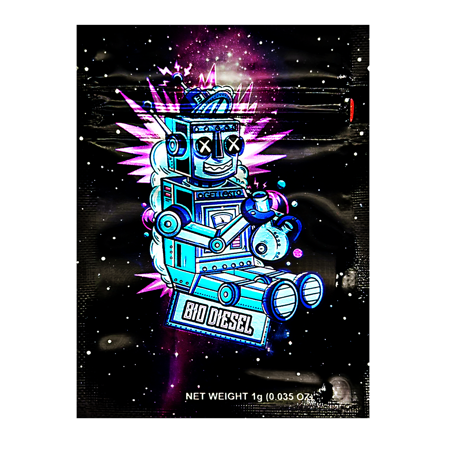 1g Exotic Mylar Bag - Bio Diesel (100 Count)