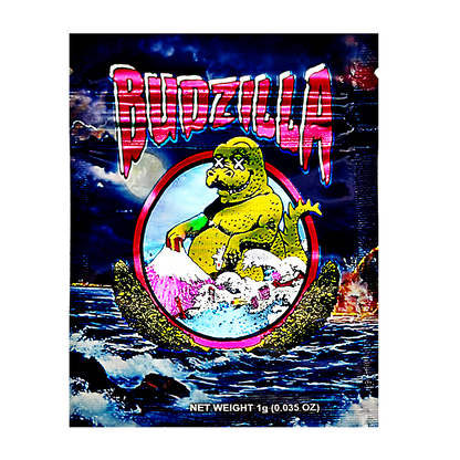 1g Exotic Mylar Bag - Budzilla (100 Count)