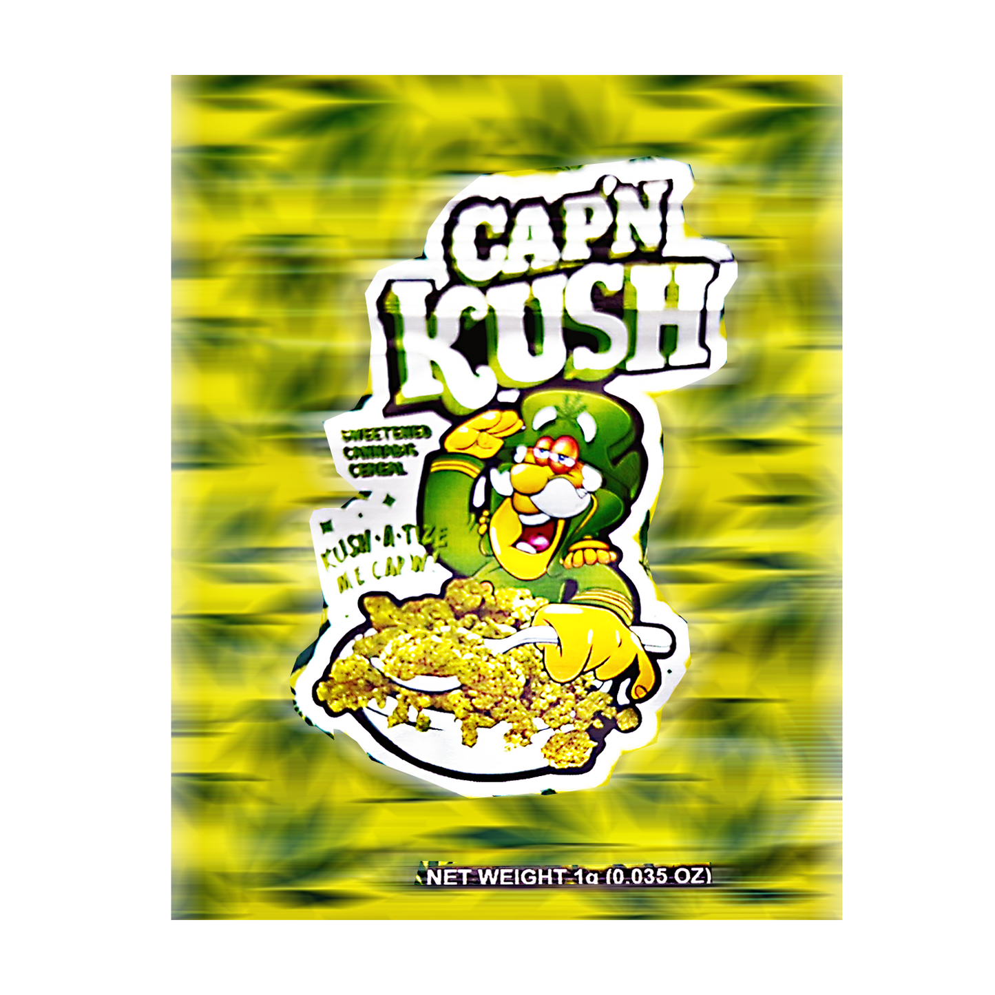 100 Pack – 1g Exotic - CMB - Mylar Bags Resealable Foil Packaging Pouches - Cap'n Kush