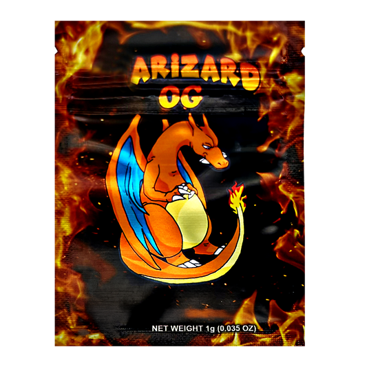 1g Exotic Mylar Bag - Charizard OG (100 Count)