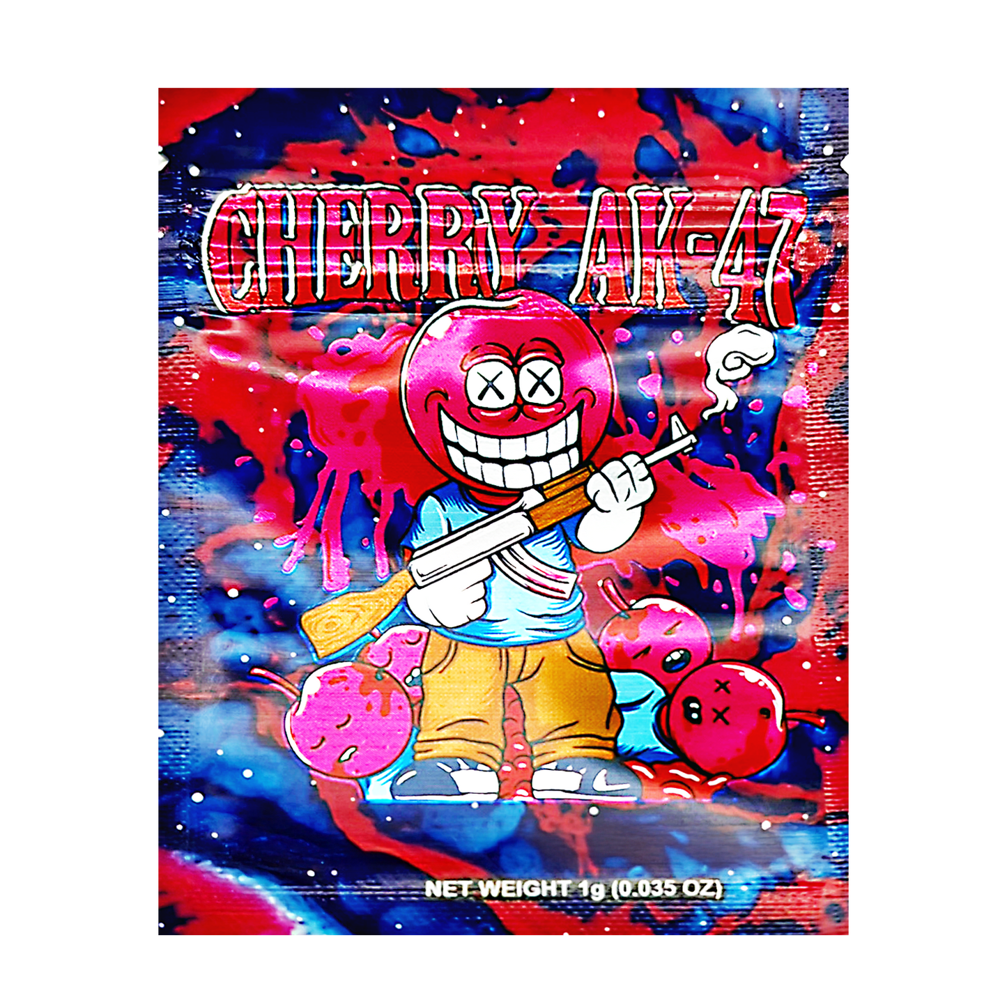 1g Exotic Mylar Bag - Cherry AK-47 (100 Count)