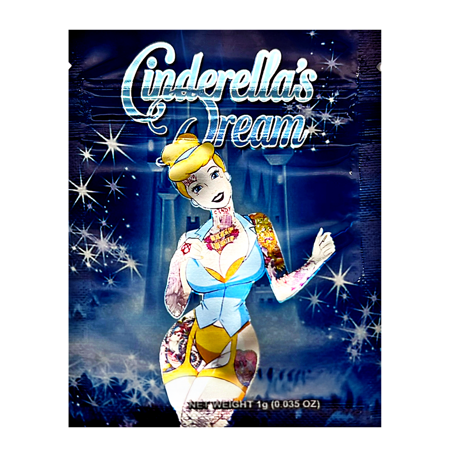 1g Exotic Mylar Bag - Cinderellas Dream (100 Count)