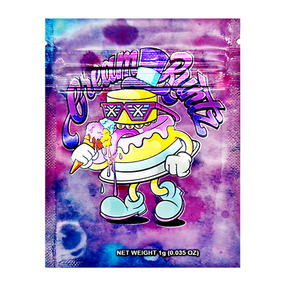 1g Exotic Mylar Bag - Cream Runtz (100 Count)