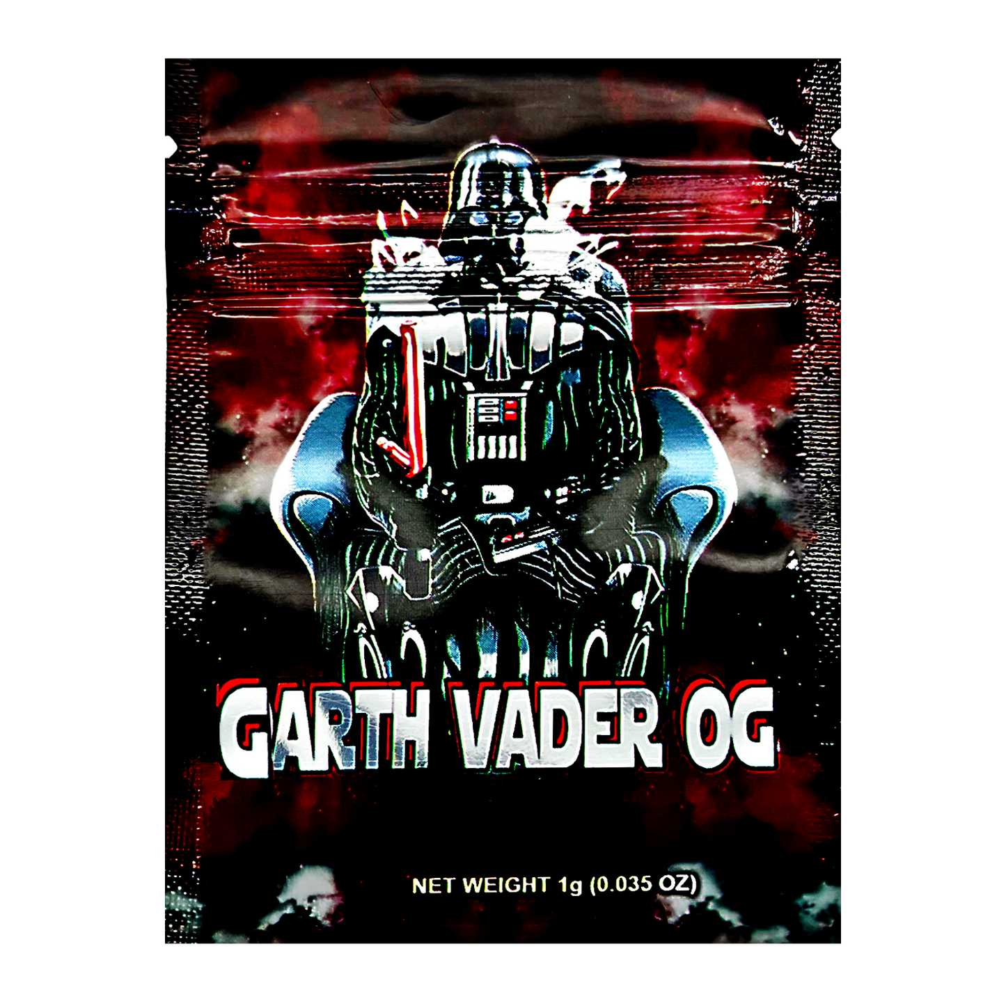 1g Exotic Mylar Bag - Darth Vader OG (100 Count)