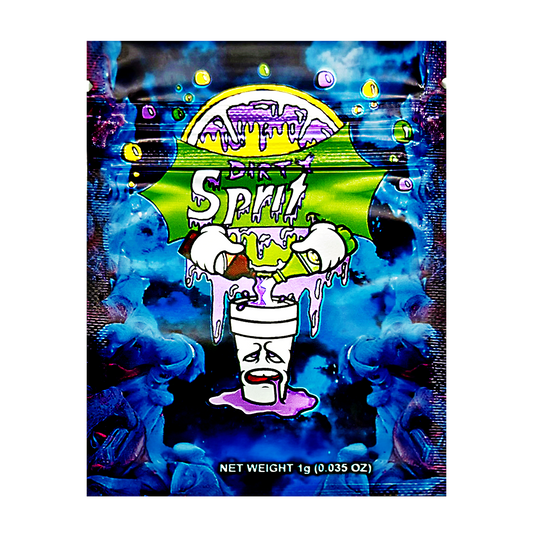 1g Exotic Mylar Bag - Dirty Sprite (100 Count)