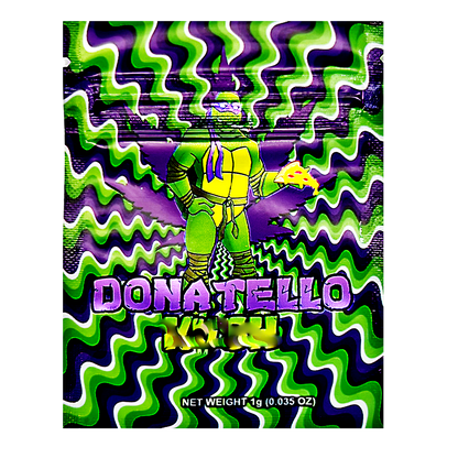 1g Exotic Mylar Bag - Donatello Kush (100 Count)