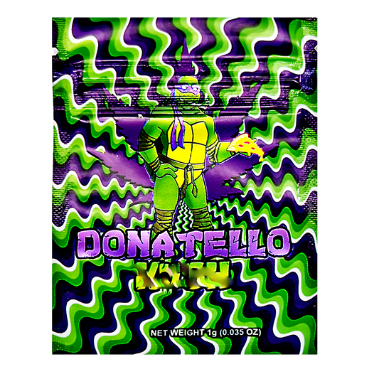 1g Exotic Mylar Bag - Donatello Kush (100 Count)