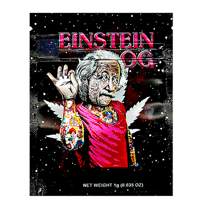 1g Exotic Mylar Bag - Einstein OG (100 Count)