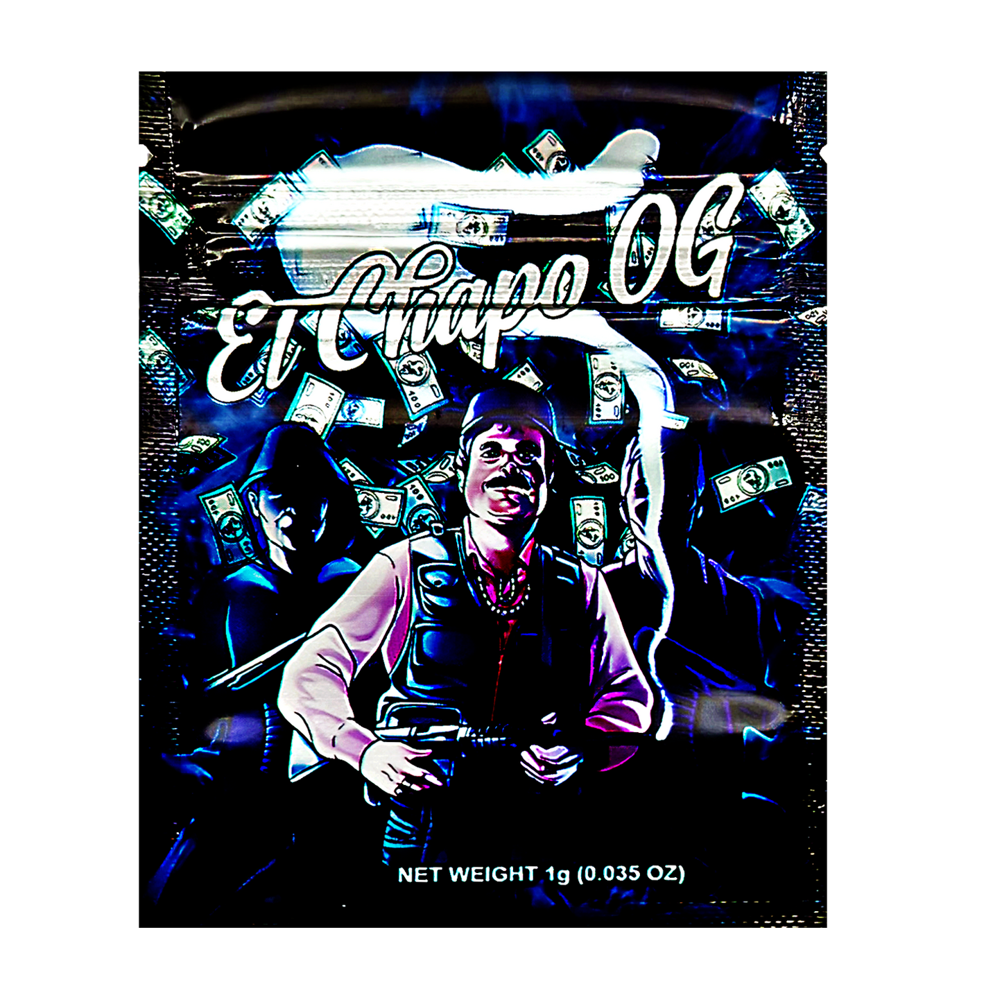 1g Exotic Mylar Bag - El Chapo OG (100 Count)