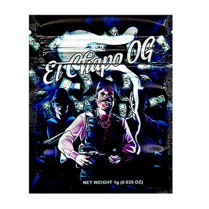 1g Exotic Mylar Bag - El Chapo OG (100 Count)