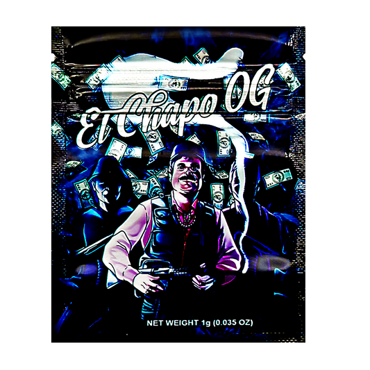 1g Exotic Mylar Bag - El Chapo OG (100 Count)