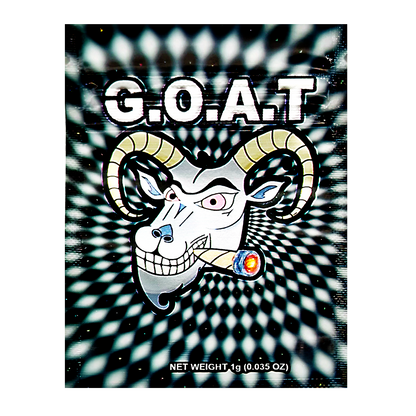 1g Exotic Mylar Bag - G.O.A.T. (100 Count)