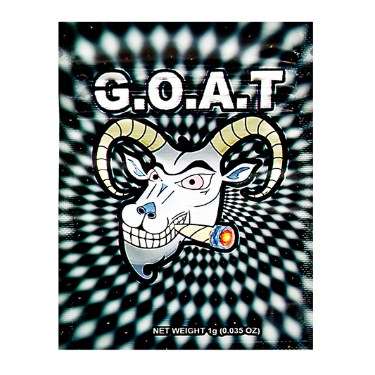 1g Exotic Mylar Bag - G.O.A.T. (100 Count)