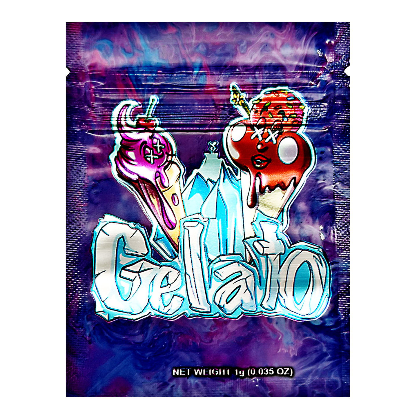 1g Exotic Mylar Bag - Gelato (100 Count)