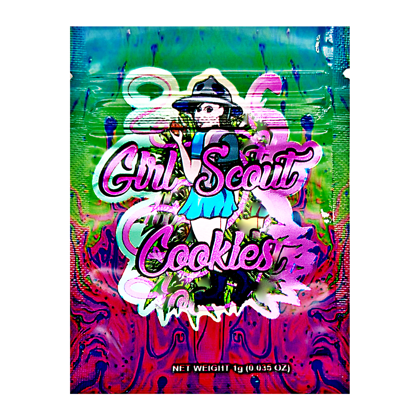 1g Exotic Mylar Bag - Girl Sour Cookies (100 Count)