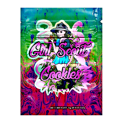 1g Exotic Mylar Bag - Girl Sour Cookies (100 Count)