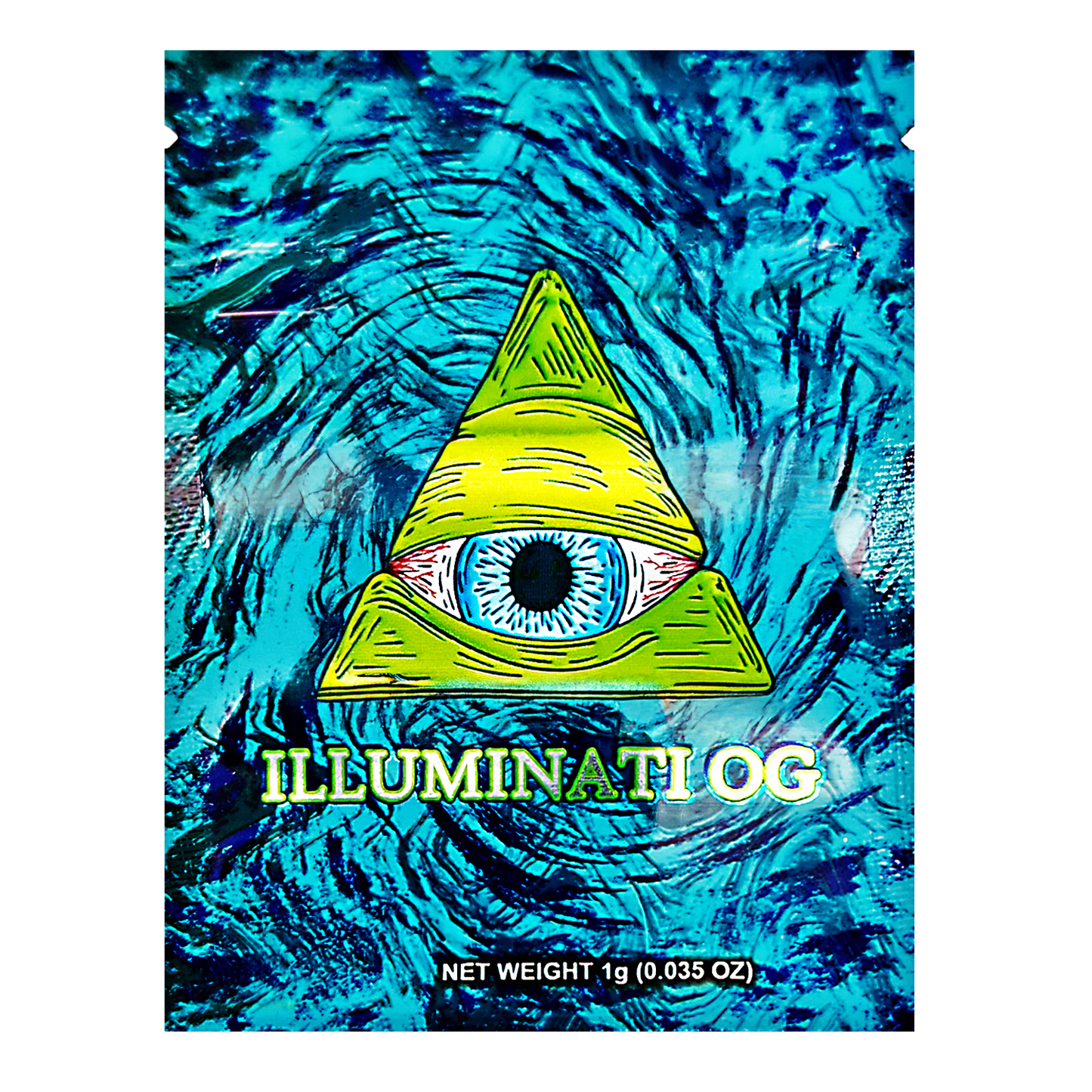 1g Exotic Mylar Bag - Illuminati OG (100 Count)