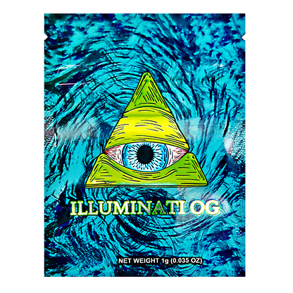 1g Exotic Mylar Bag - Illuminati OG (100 Count)