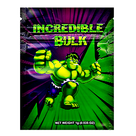 1g Exotic Mylar Bag - Incredible Hulk (100 Count)