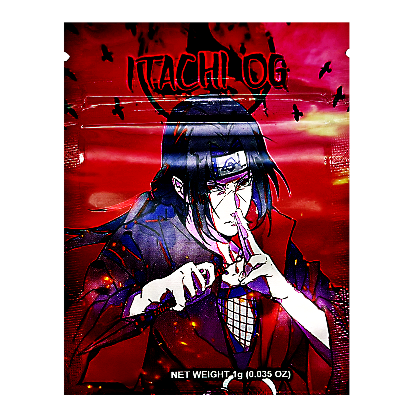 1g Exotic Mylar Bag - Itachi OG (100 Count)