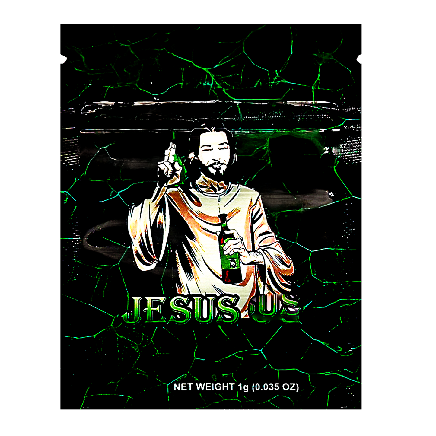 1g Exotic Mylar Bag - Jesus OG (100 Count)