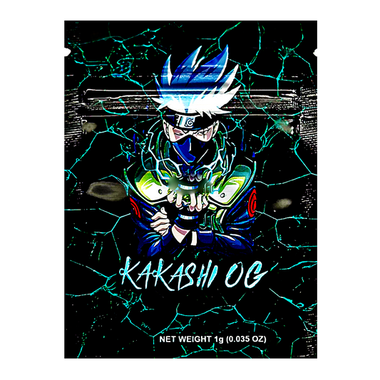 1g Exotic Mylar Bag - Kakashi OG (100 Count)